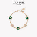 Green leaf bracelet